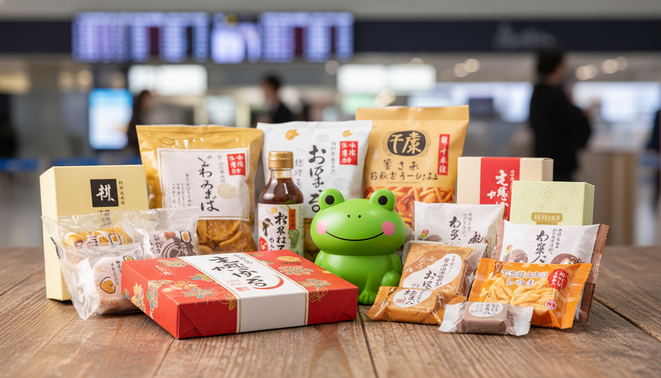 中部国際空港のお土産ランキングは赤福餅とカエルまんじゅうが2強