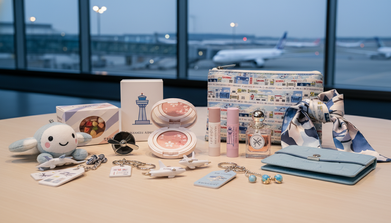 羽田空港の女性向けお土産雑貨は「限定コスメ」と「空港モチーフ小物」がおすすめ