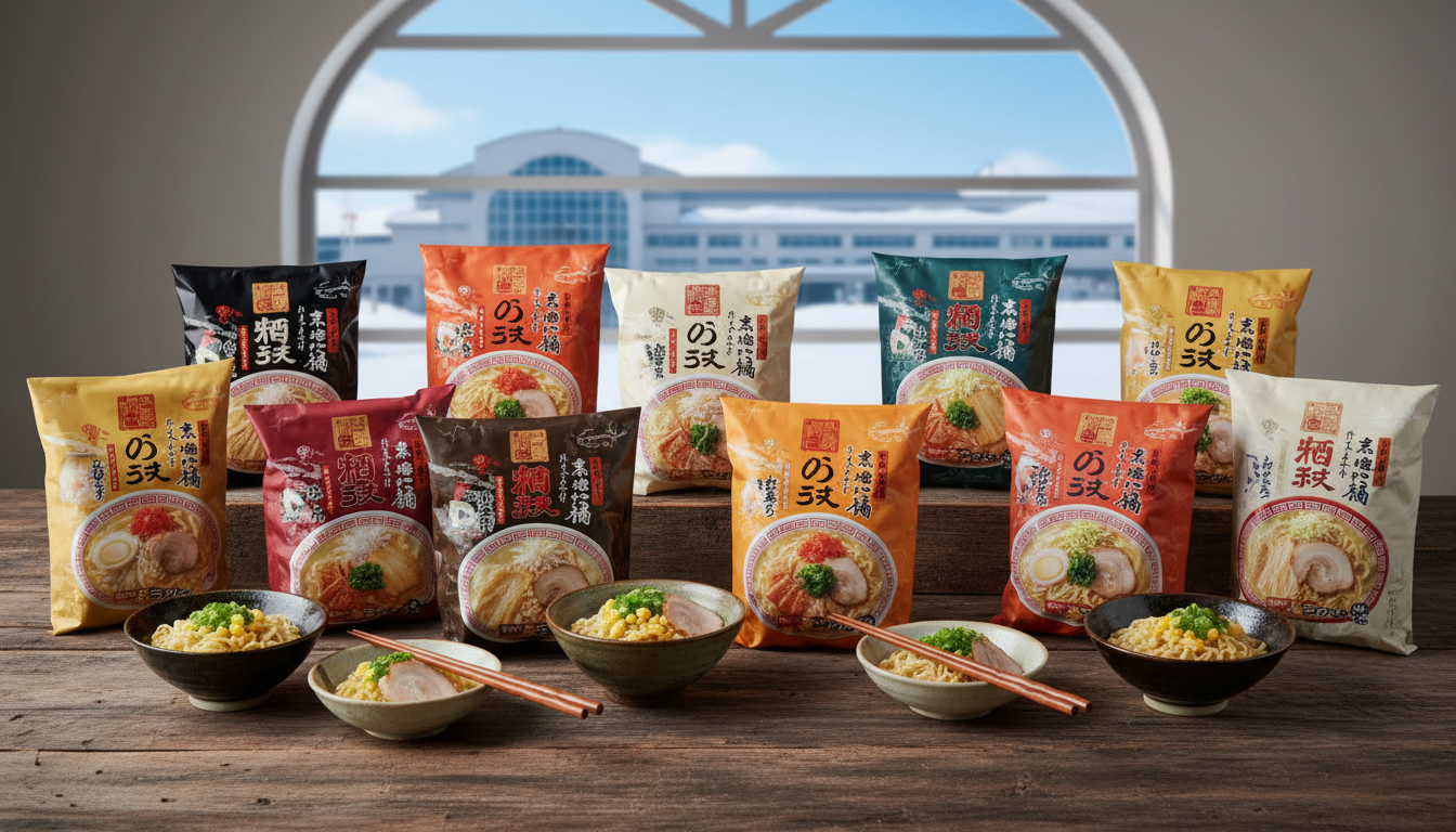 新千歳空港のお土産ラーメンは味噌系が圧倒的人気