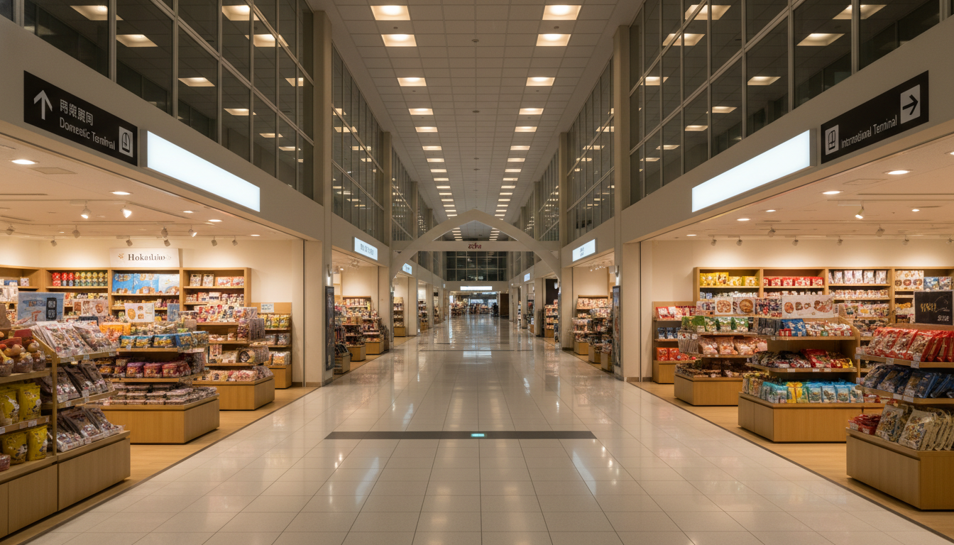 エリア別に見る新千歳空港売店の営業時間