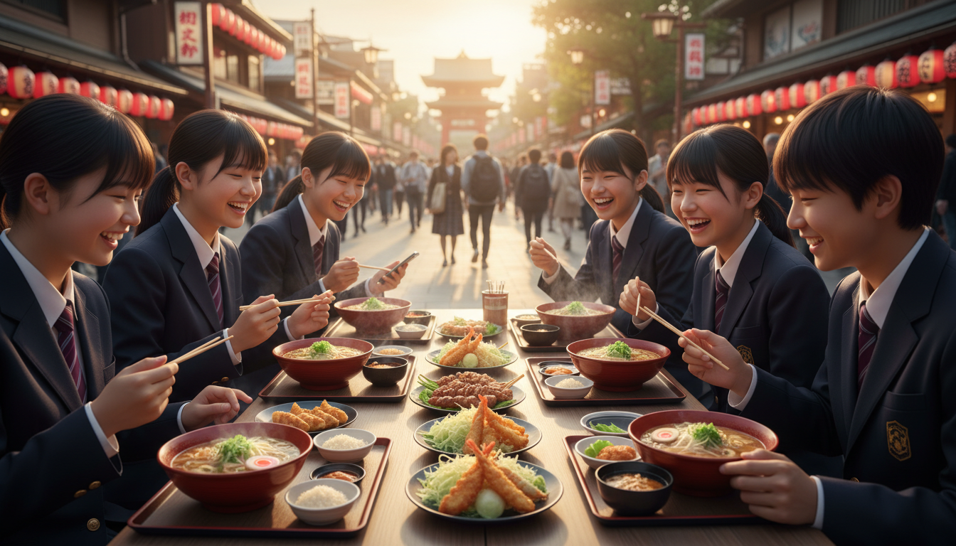 浅草で中学生向けの安いランチは1,000円以下で十分見つかる