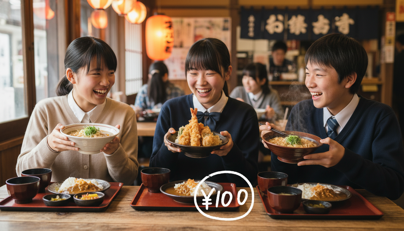 浅草の安いランチが中学生におすすめな3つの理由