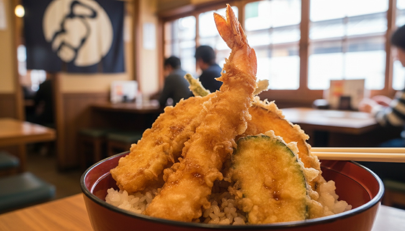 浅草の天丼は900〜1,500円台で本格的な味が楽しめる
