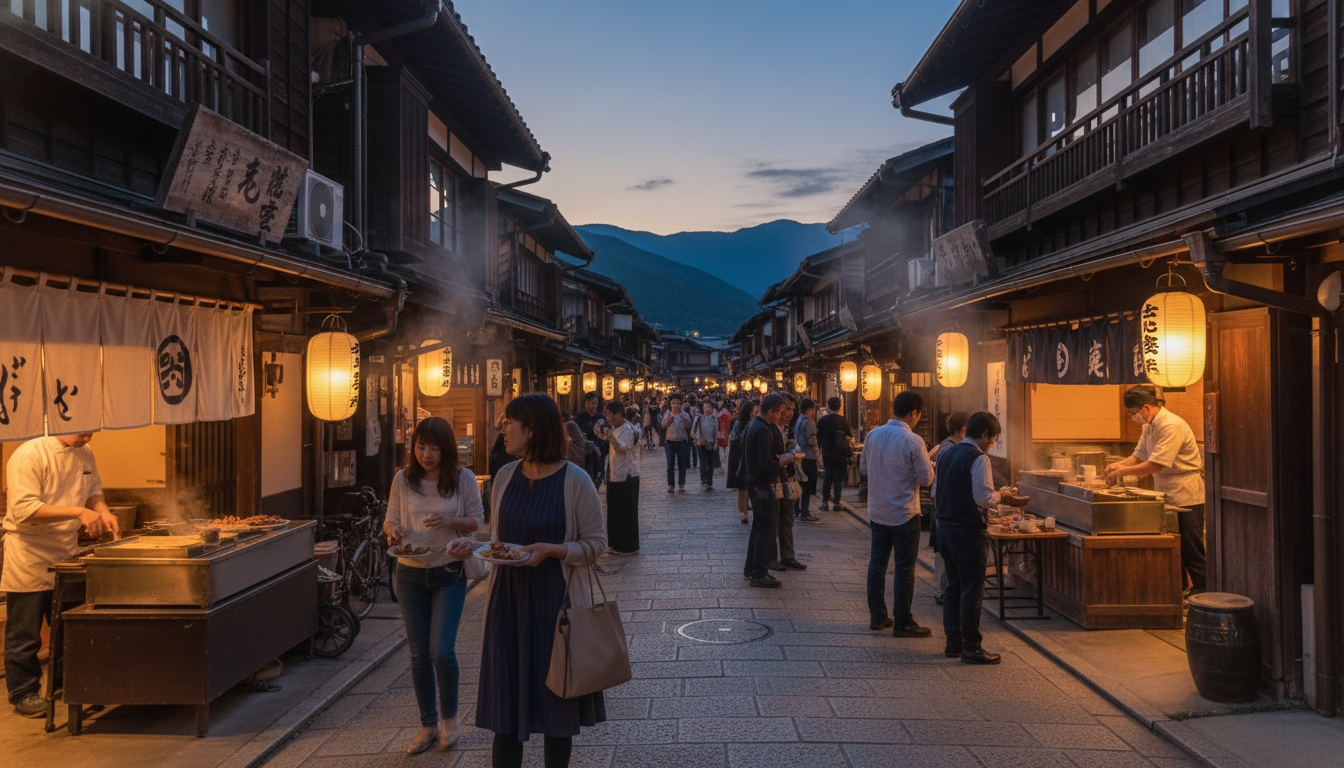 なぜ高山の食べ歩き店は早く閉まるのか