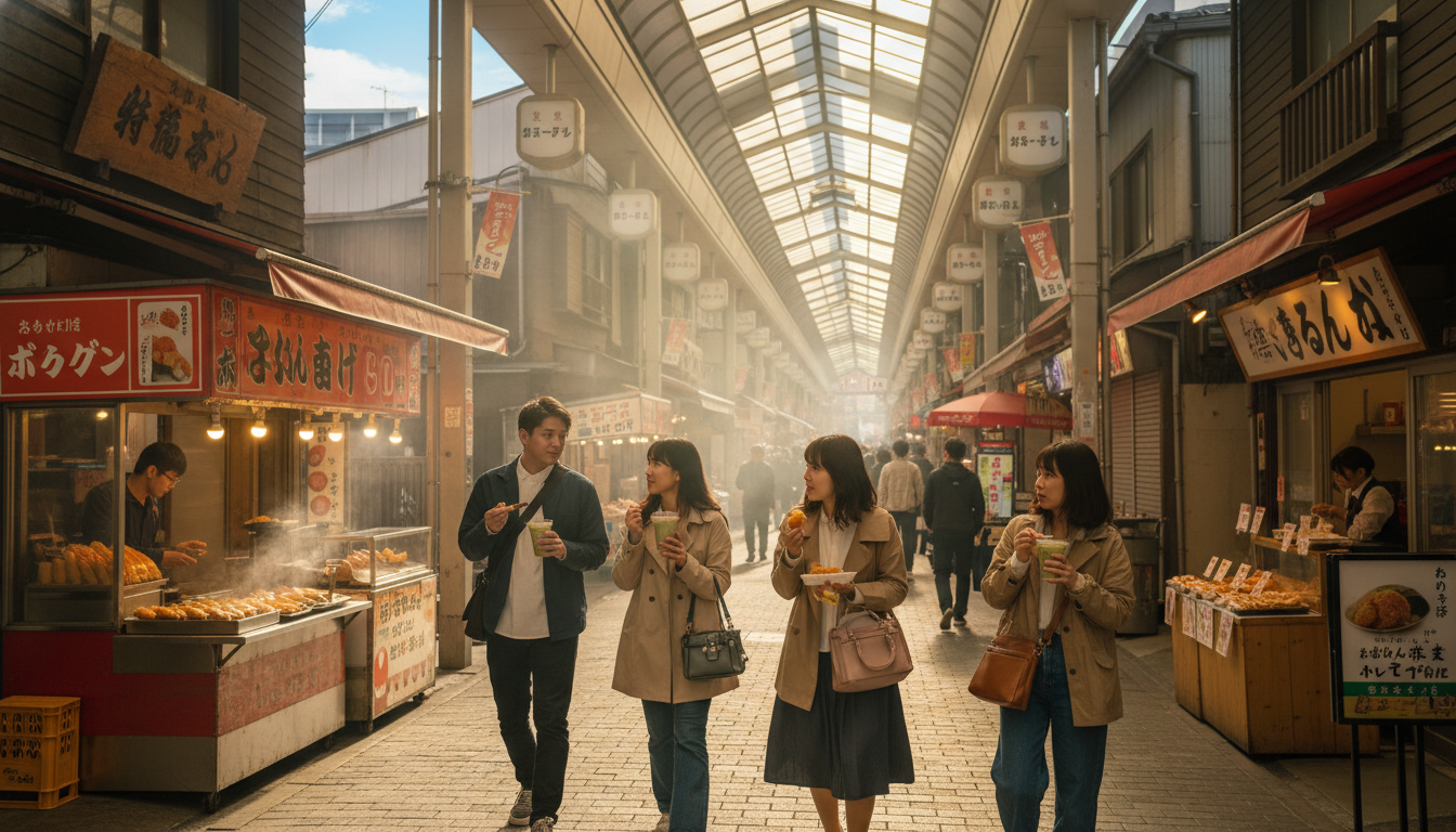 戸越銀座の食べ歩きは10時〜11時スタートがベスト