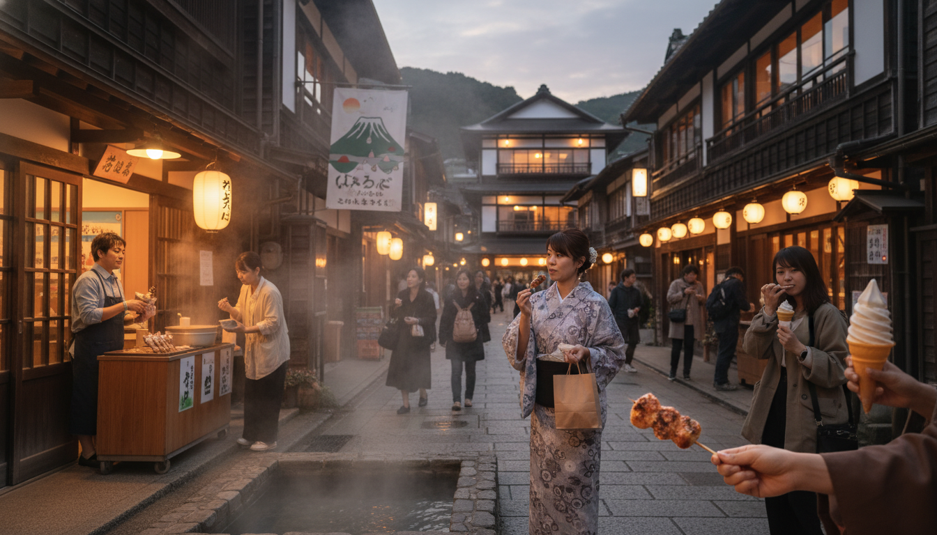 伊香保温泉の食べ歩きは基本的に17時までがリミット