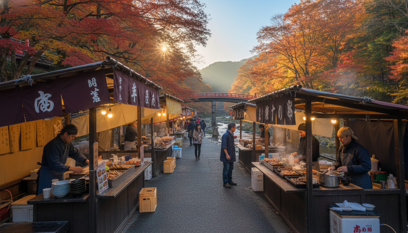 なぜ9時からの営業なのか？香嵐渓の屋台事情を詳しく解説