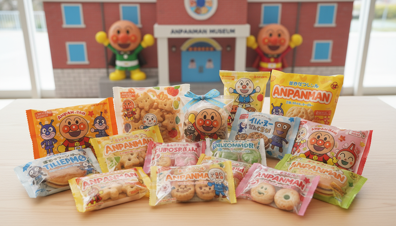 アンパンマンミュージアムのばらまきお土産は個包装のお菓子がベスト