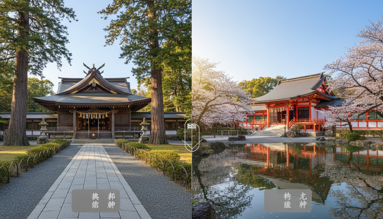 吉備津神社と吉備津彦神社の違いは「歴史的役割と一宮としての位置づけ」