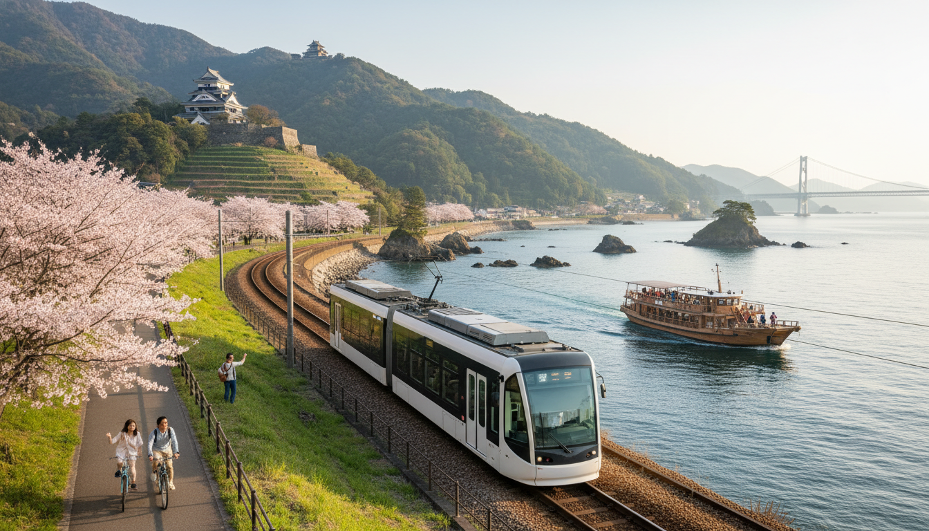 四国は車なしでも2泊3日で十分楽しめる