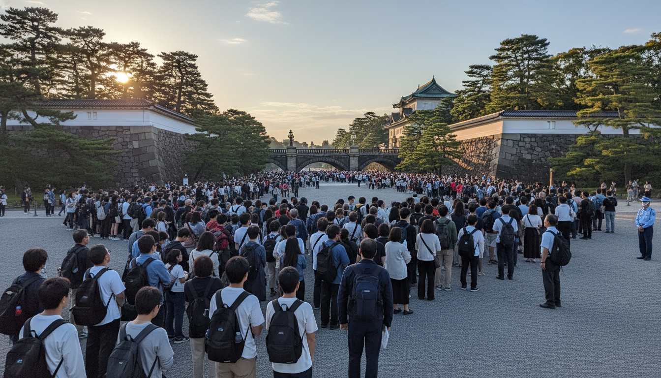 皇居見学の当日受付は混雑しやすい！早めの到着が成功のカギ