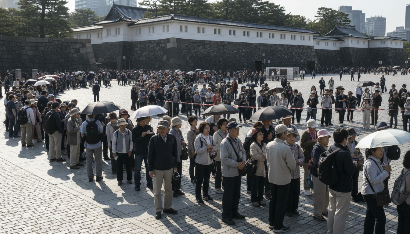 なぜ皇居見学の当日受付は混雑するのか