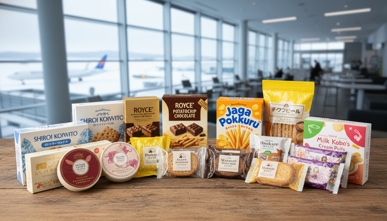 新千歳空港のばらまき土産は1箱1,000〜2,000円台で個包装のお菓子がベスト