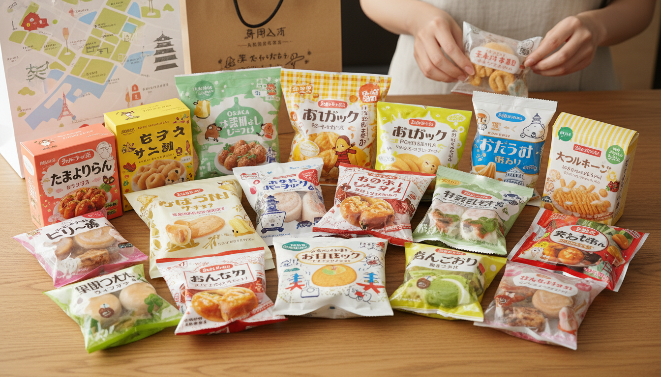 新大阪のばらまき土産は1,000〜2,000円台の個包装菓子がベスト