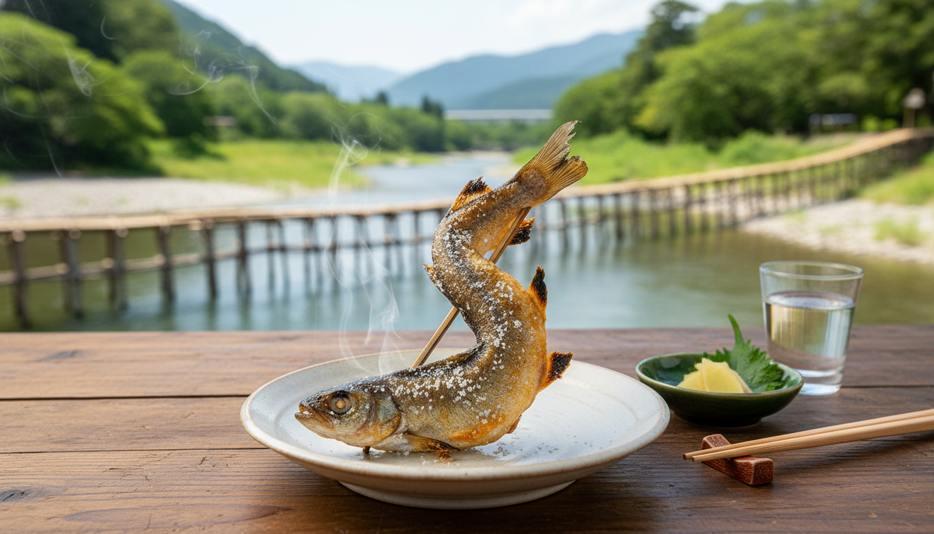 関東で鮎の塩焼きを食べるなら観光やなと川魚料理店がおすすめ
