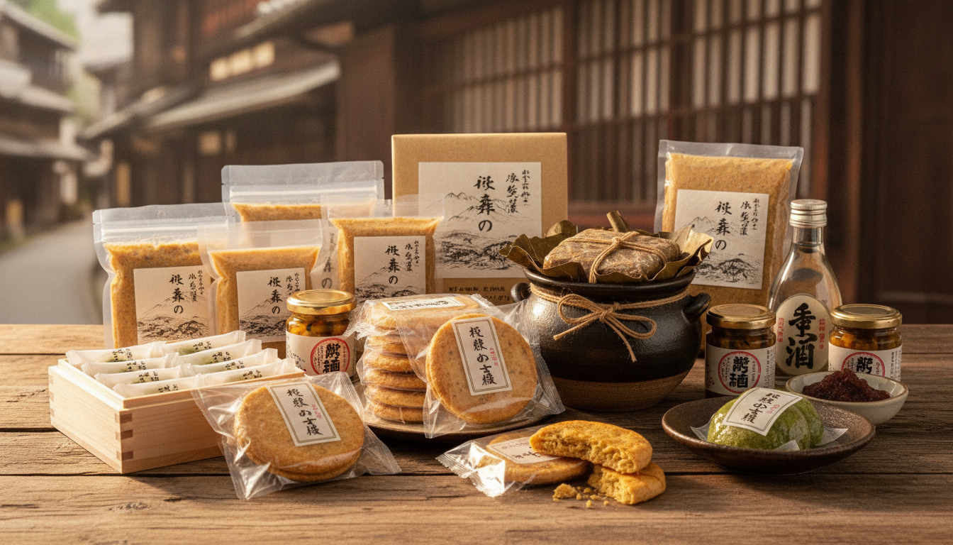 飛騨高山のお土産で日持ちするものは味噌煎餅や朴葉味噌などの伝統的な保存食がおすすめ