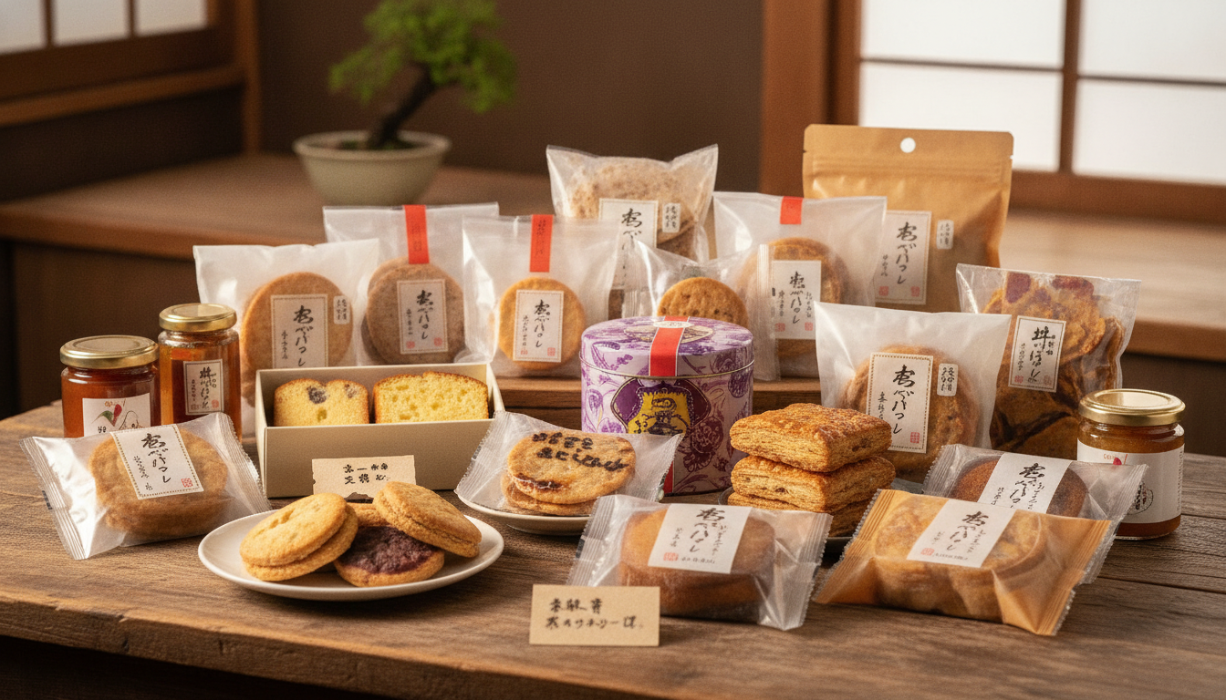 群馬のお土産で日持ちするなら焼き菓子・せんべい系がおすすめ
