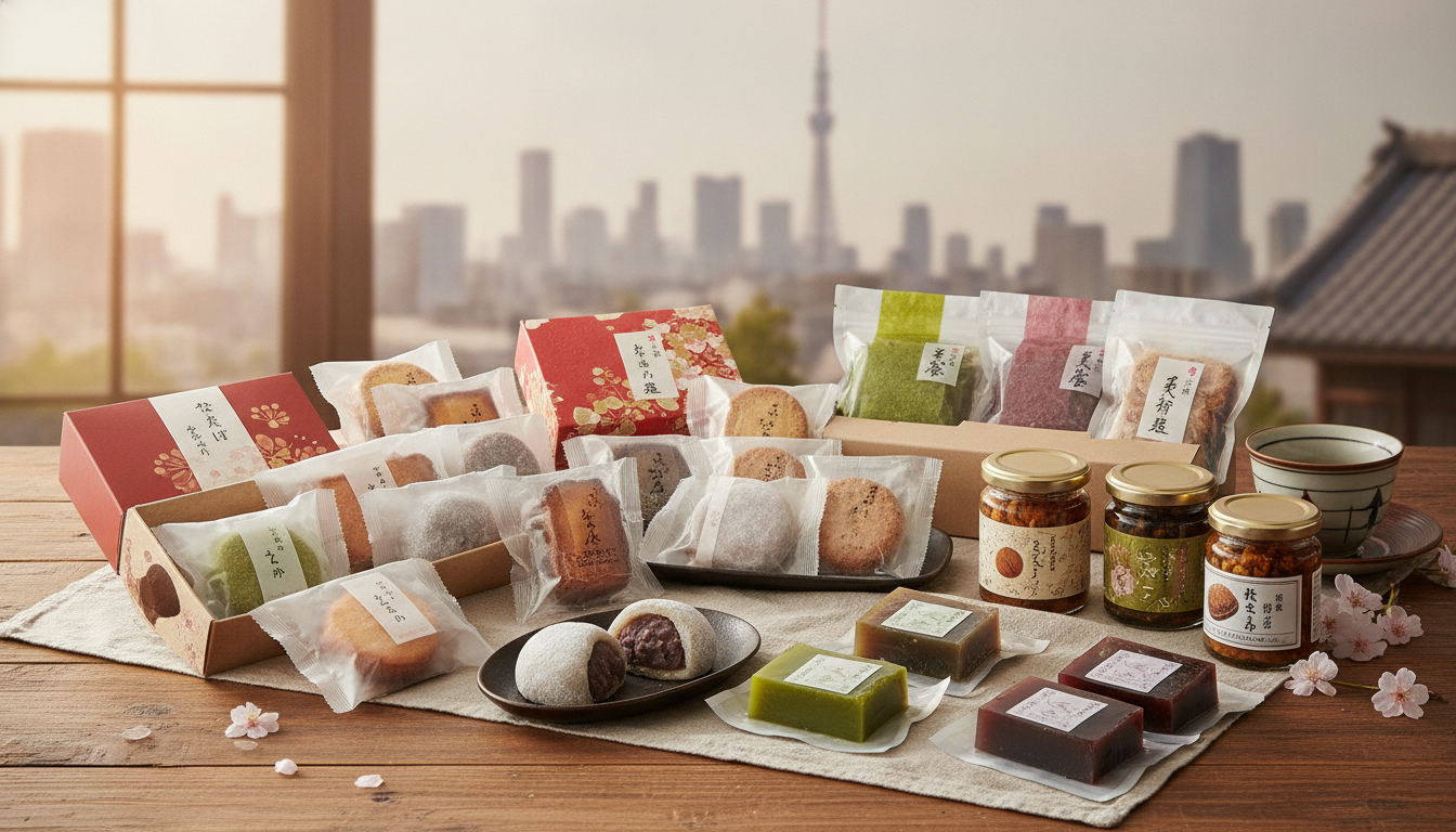 東京のお土産で日持ちするものは焼き菓子・羊羹・佃煮がおすすめ