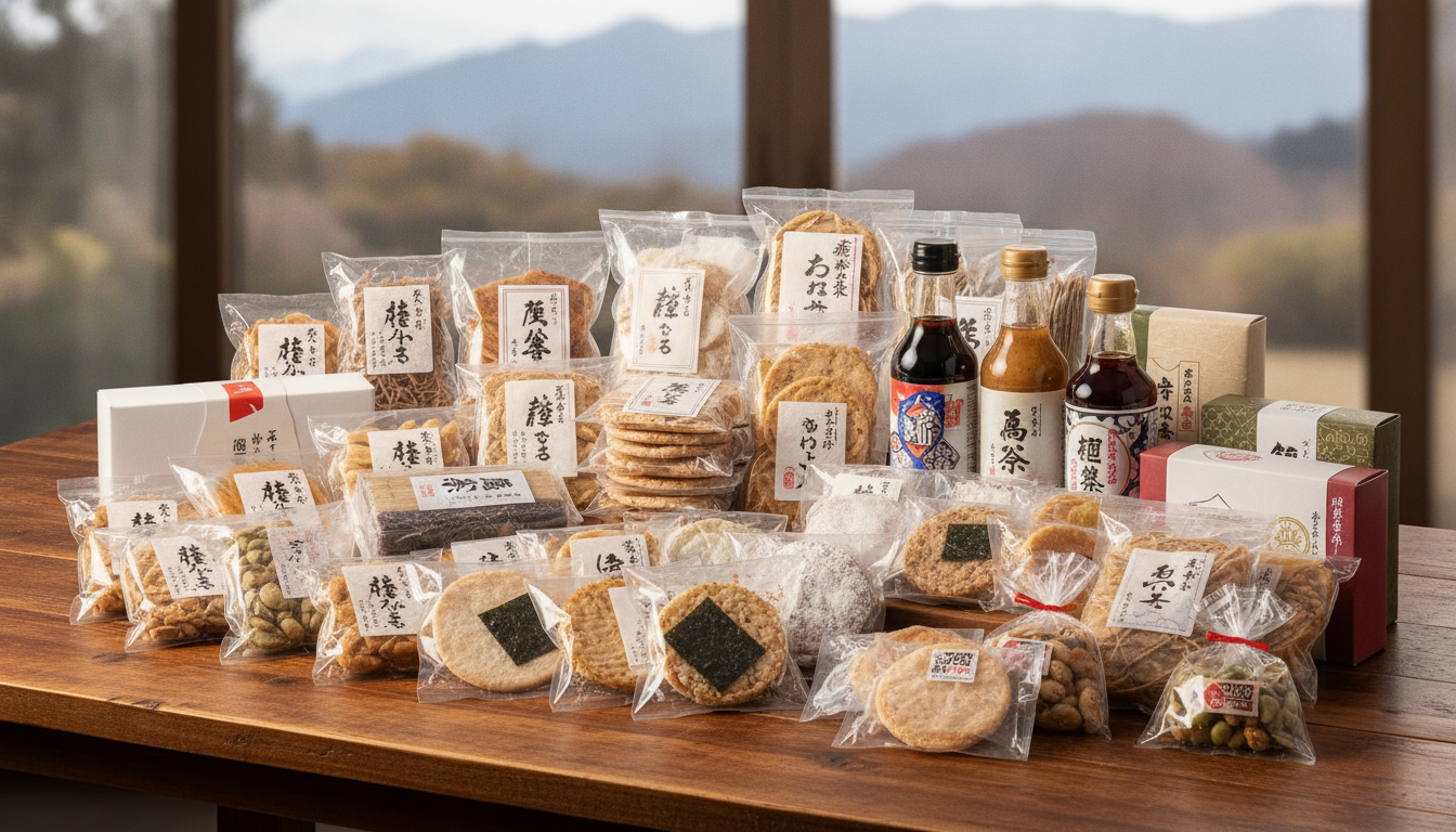 新潟の日持ちするお土産は米菓・調味料・乾麺が中心