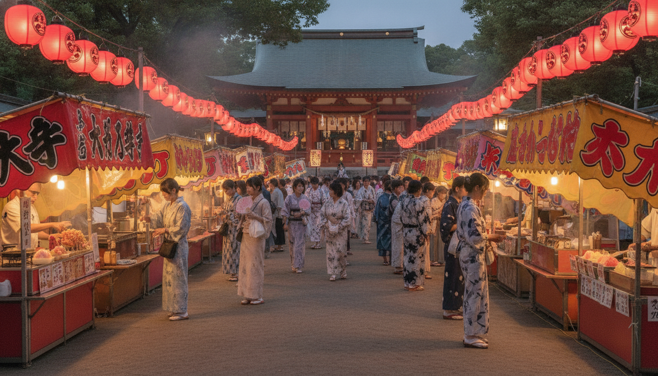 2026年の住吉大社夏祭りの屋台は7月30日〜8月1日が狙い目