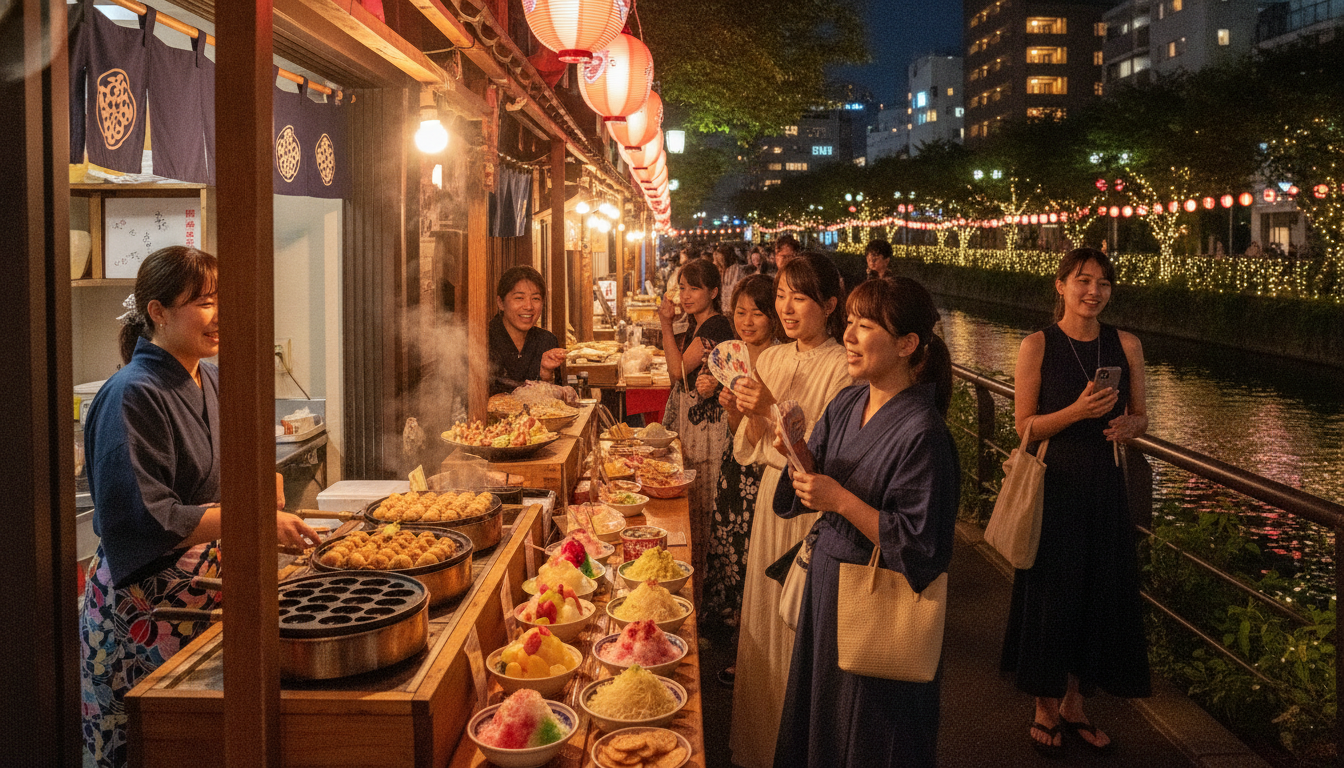 中目黒夏祭り2026の屋台は「商店街の店頭販売」がメイン
