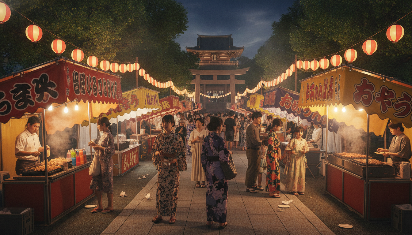中村公園夏祭り2026の屋台は例年通り出店される見込み