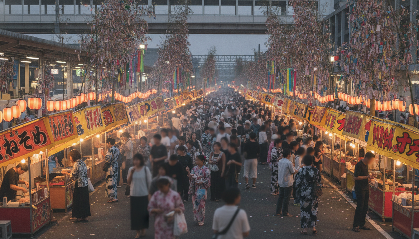 安城七夕祭り2026の屋台はJR安城駅から南安城駅まで広く分散して出店