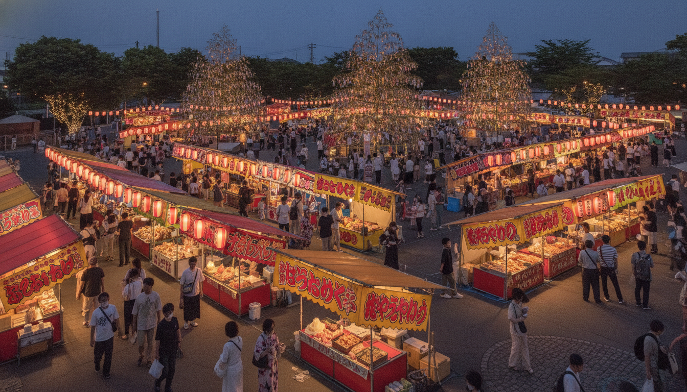 なぜ屋台が広範囲に分散しているのか？安城七夕まつりならではの理由
