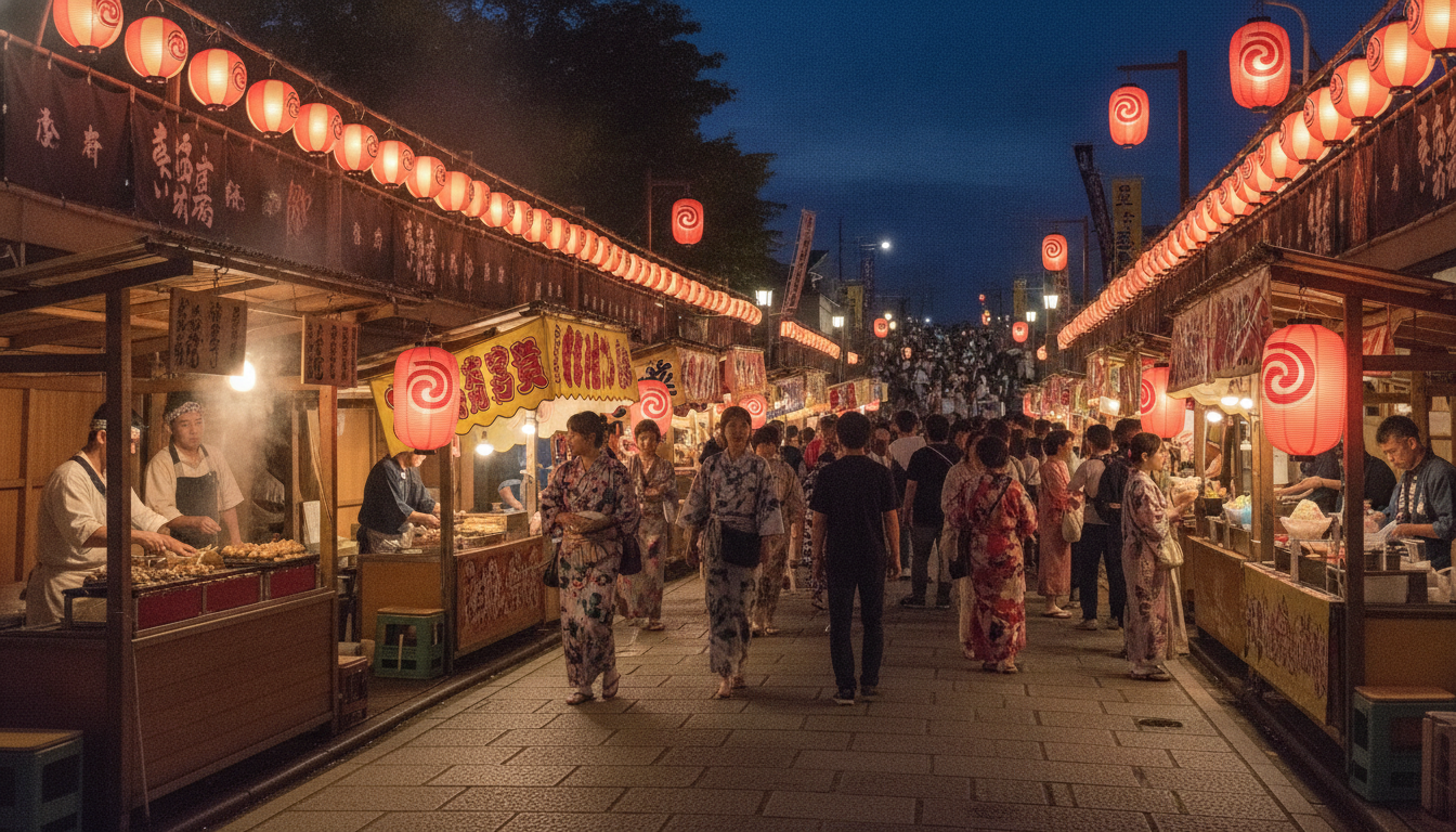 くらやみ祭り2026の屋台は21時前後までが目安