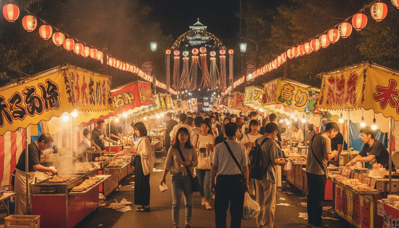 一宮七夕祭り2026の屋台は約500店規模の大グルメイベント