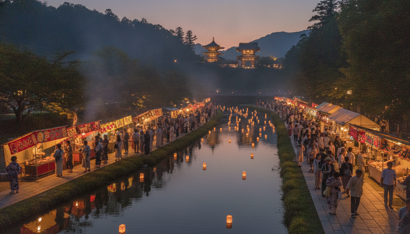 2026年永平寺の灯籠流しは屋台・バザーが充実したお祭りです