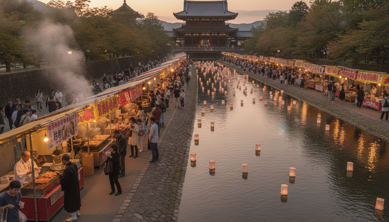 なぜ永平寺の灯籠流しには屋台が出るのか