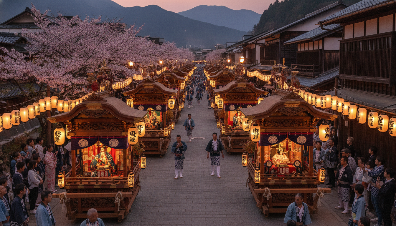 2026年飛騨古川祭りの屋台は4月19日・20日に全9台が登場します