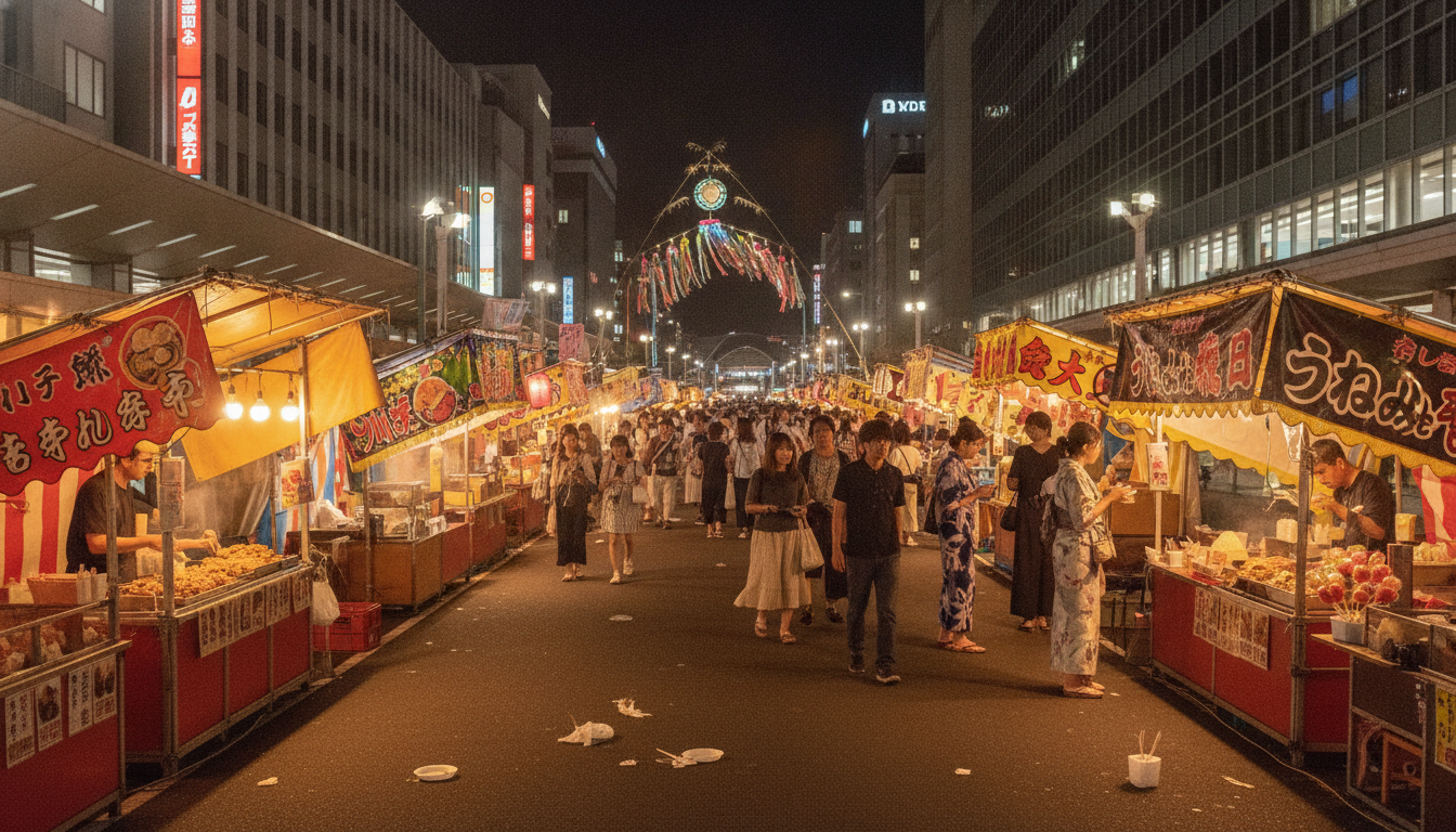 うねめ祭り2026の屋台は郡山駅前大通りが中心!「うねめde縁日」も見逃せない