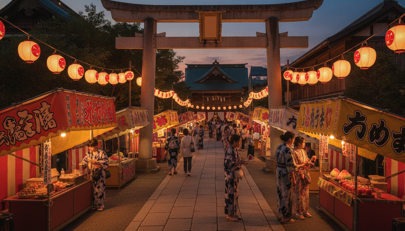 新潟まつり2026の屋台は白山神社境内や古町周辺に出店される