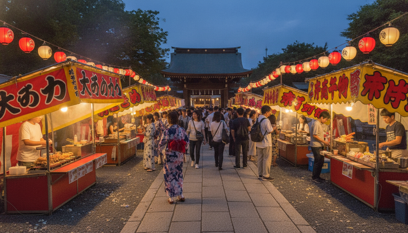 愛染祭り2026の屋台は6月30日〜7月2日の3日間、境内と参道で楽しめます