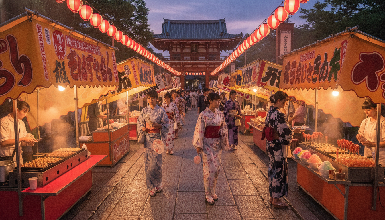 愛染祭りの屋台が楽しみな理由とは？