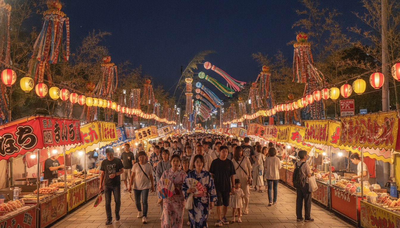 橋本七夕祭り2026の屋台は約200軒規模の大イベント