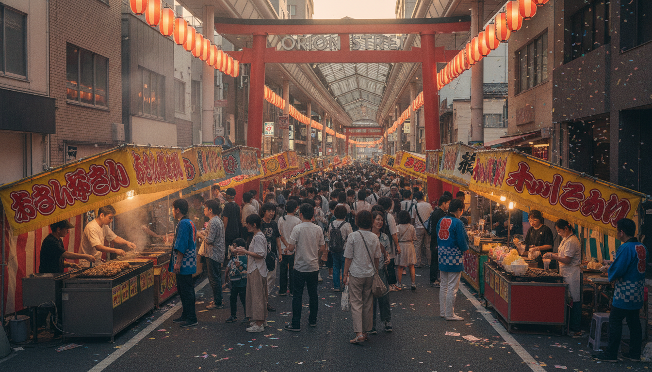 ふるさと宮まつり2026の屋台は大通りからオリオン通りまで街全体に出店