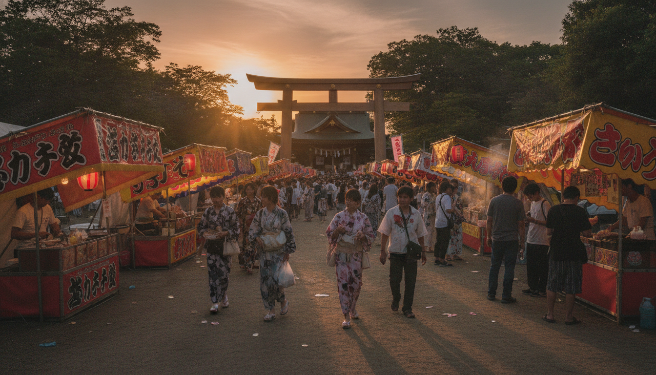 稲毛浅間神社祭り2026の屋台は7月14日・15日に約500店が出店予定