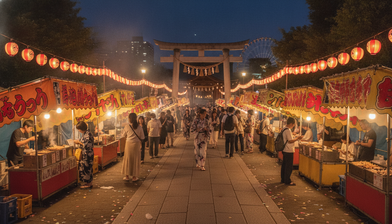 稲毛浅間神社祭りの屋台が毎年大人気な3つの理由