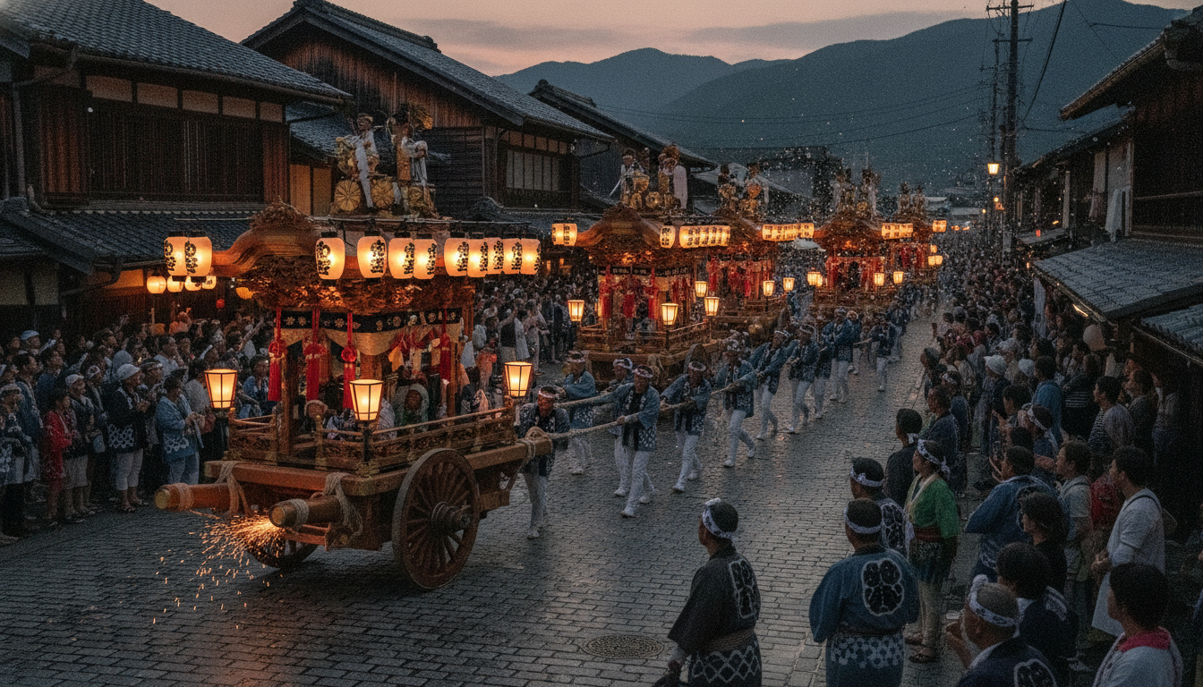 秩父川瀬祭り2026の屋台は7月19日・20日に8基が曳行されます
