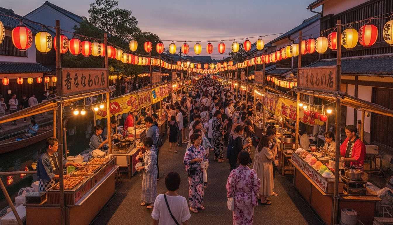 倉敷天領夏祭り2026の屋台は「昔なつかしい夜店」エリアに集結
