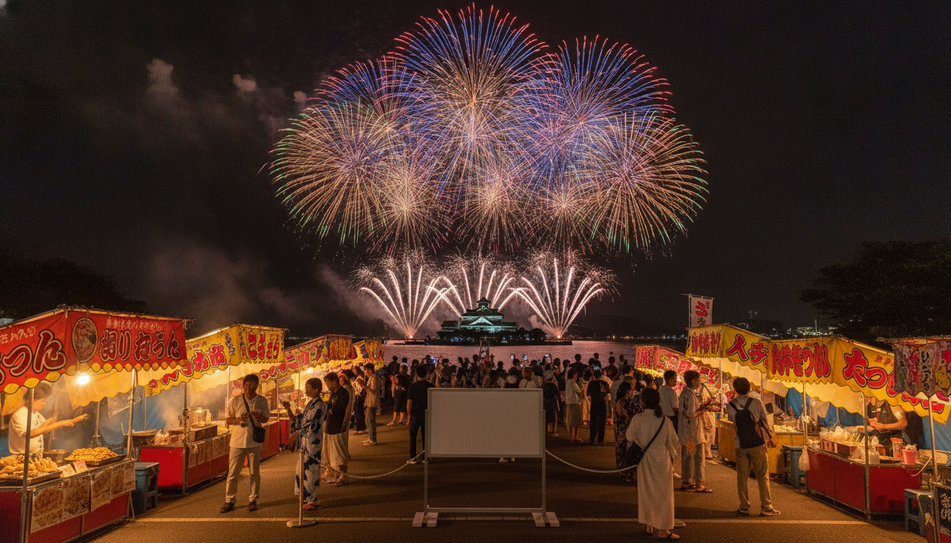 姫路みなと祭海上花火大会2026の屋台を楽しむには有料チケットが必須