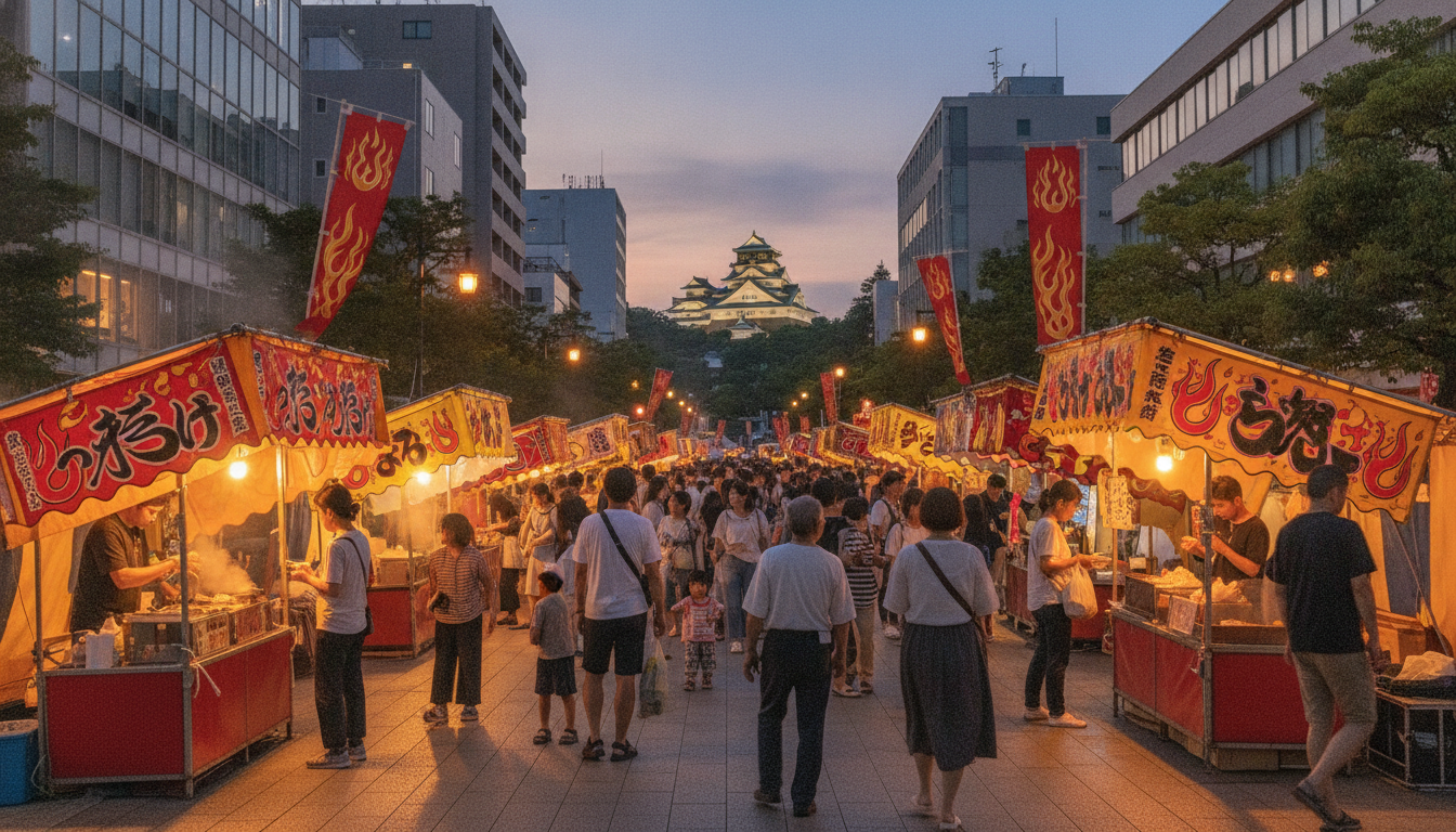 火の国祭り2026の屋台は熊本市中心部一帯で楽しめる
