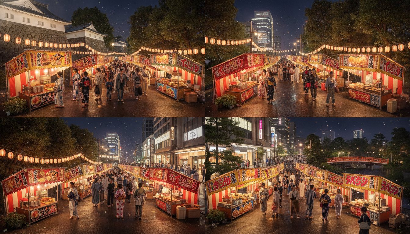 金沢百万石まつり2026の屋台は市内4エリアに分散して出店