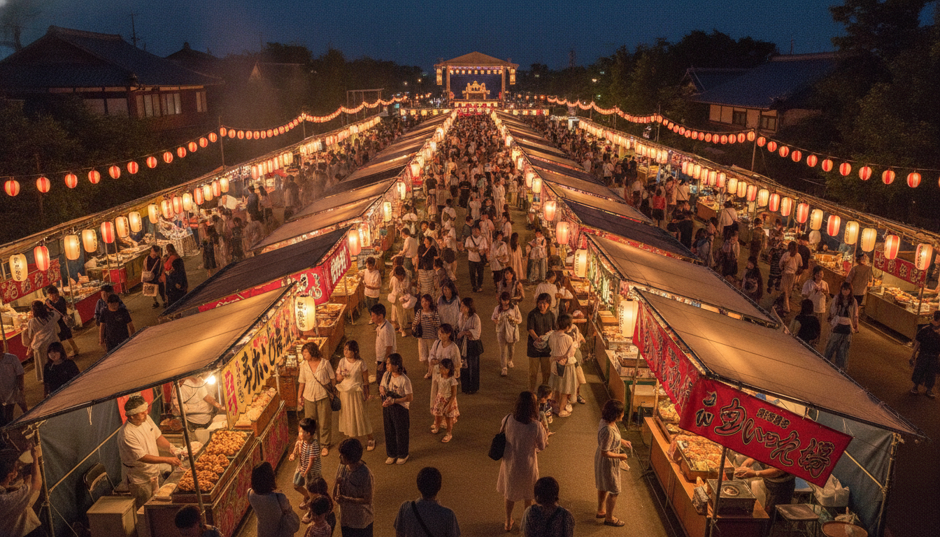 デカンショ祭り2026の屋台は約180店舗の大規模夜店街が期待される
