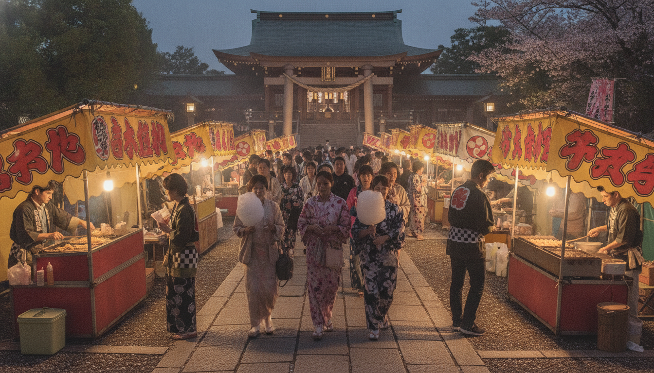 八坂神社祭り2026の屋台は開催地ごとに日程・時間が異なる