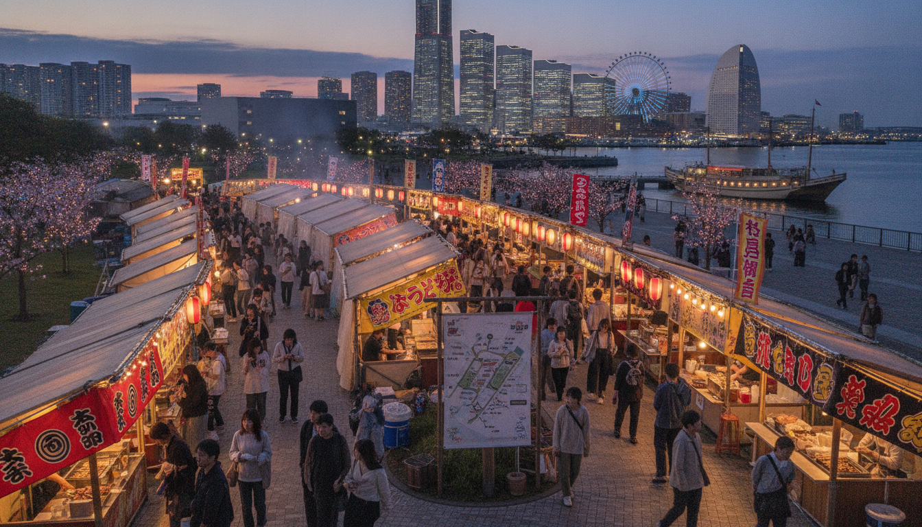 横浜開港祭2026の屋台は臨港パーク周辺が中心!グルメマップで事前確認がおすすめ