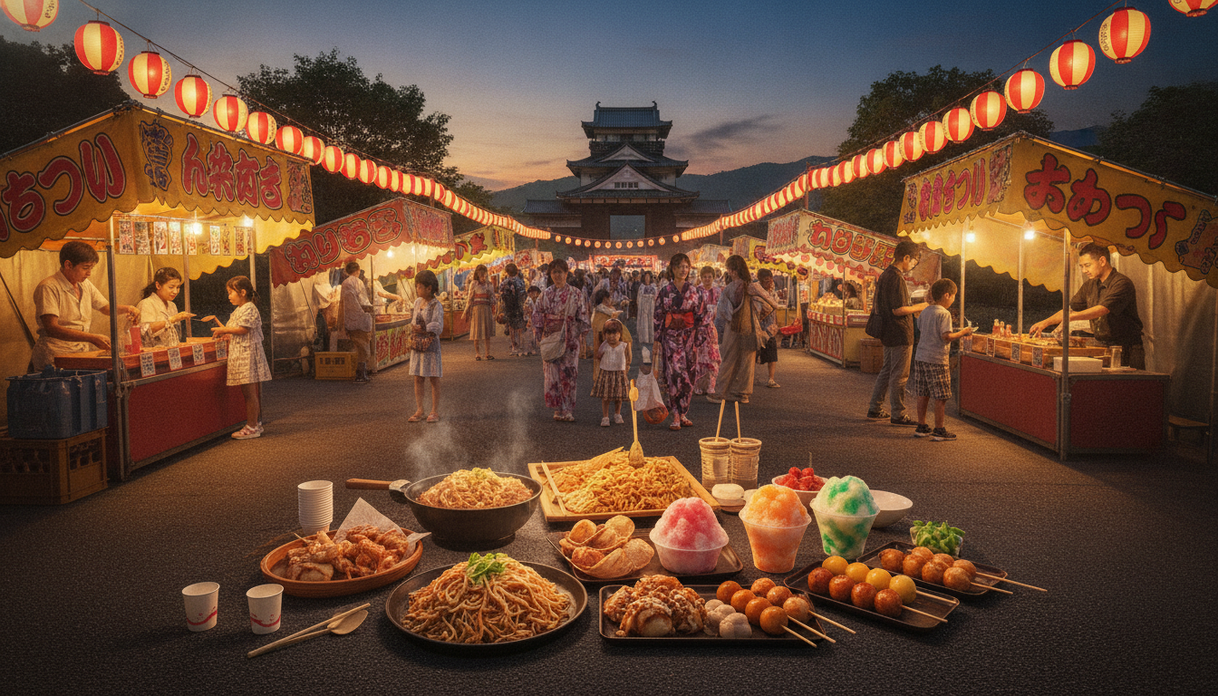 新発田まつり2026の屋台は8月27〜29日に出店の見込み